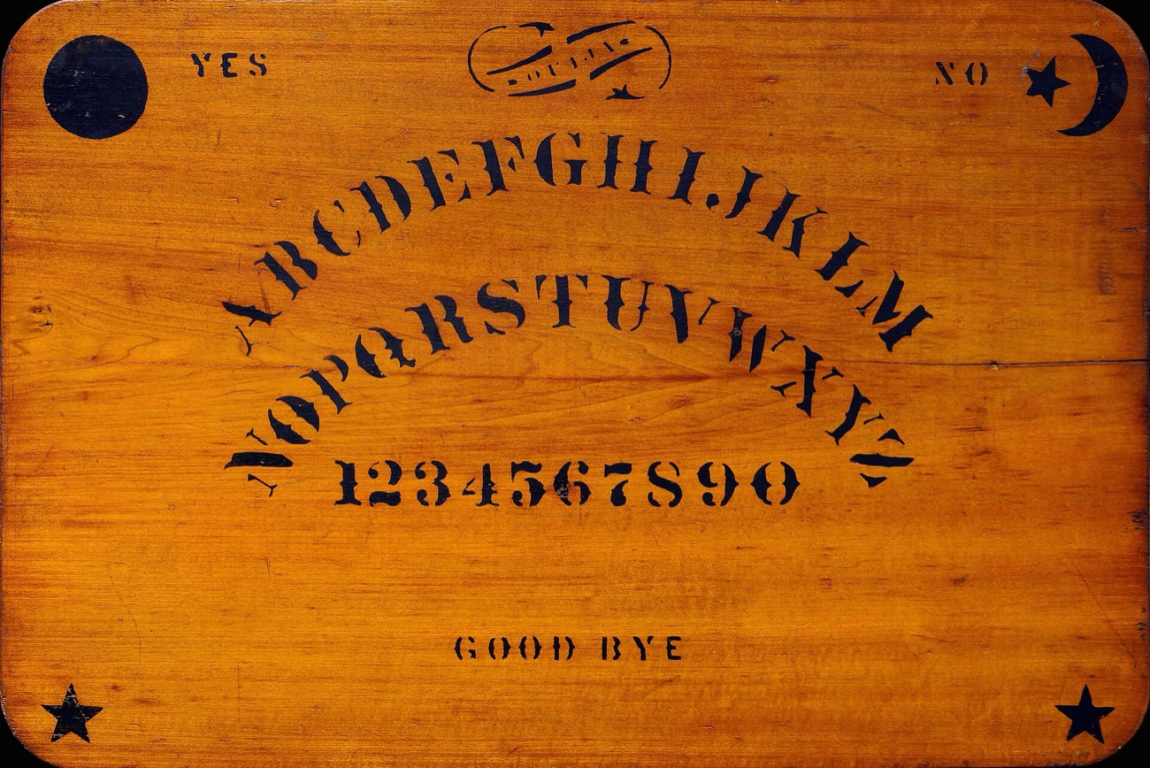 The first Ouija board, Kennard Novelty Company, Baltimore, c. 1890.