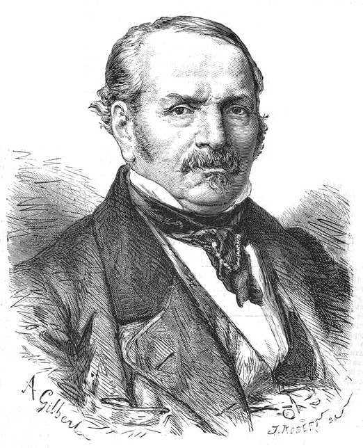 Allan Kardec, from L’Illustration, April 1869.